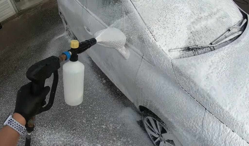 Autoglym Polar Blast Autoglym Polar Blast på bilen