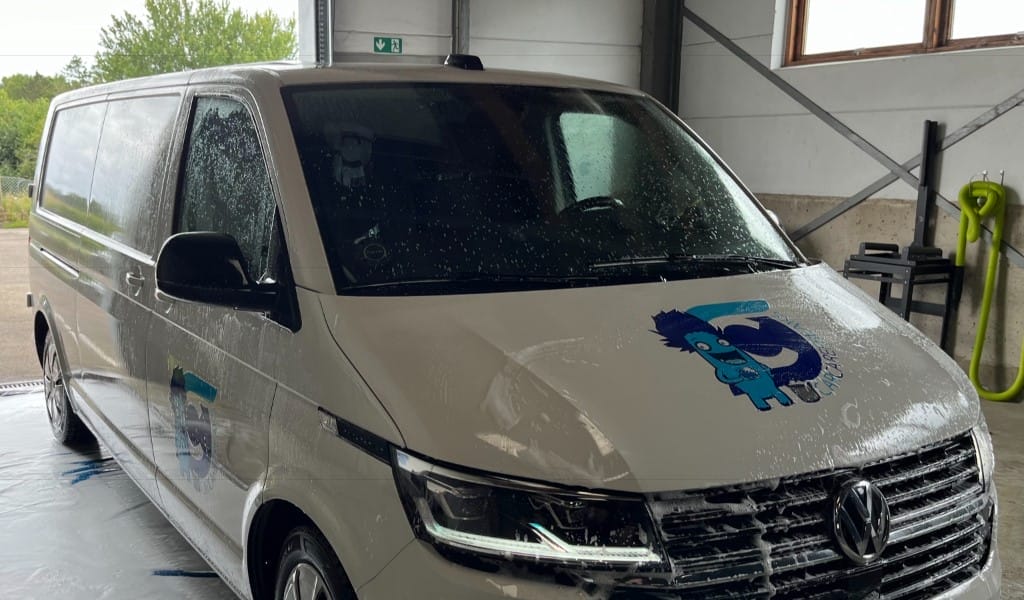 Vaskehal til kassevogn